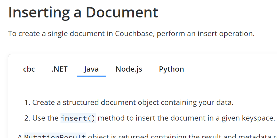 couchbase